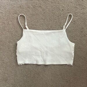 Aerie white tank top